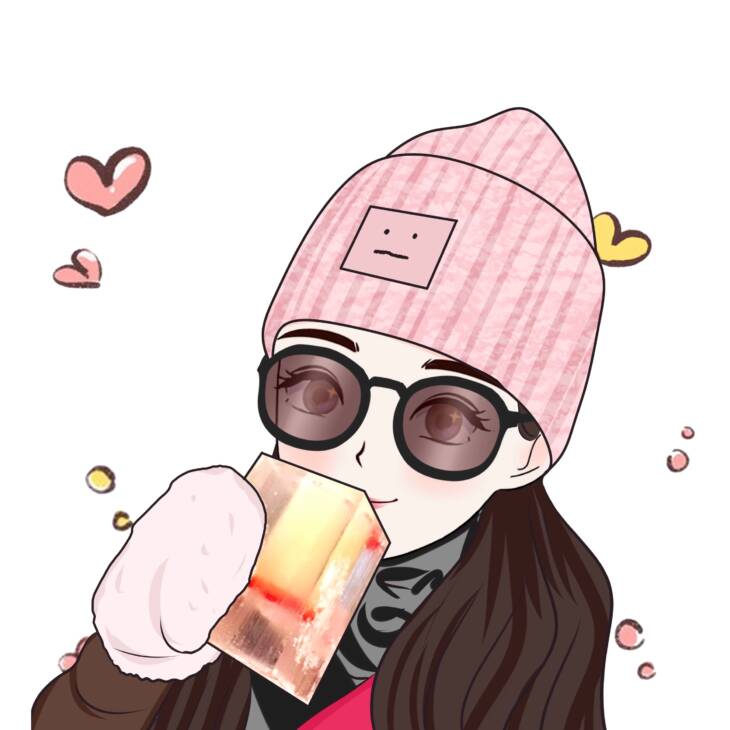 Pink Girl and Iced Cup